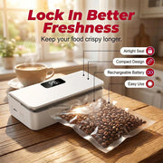 FreshLock™: 2-in-1 Mini Bag Sealer & Cutter